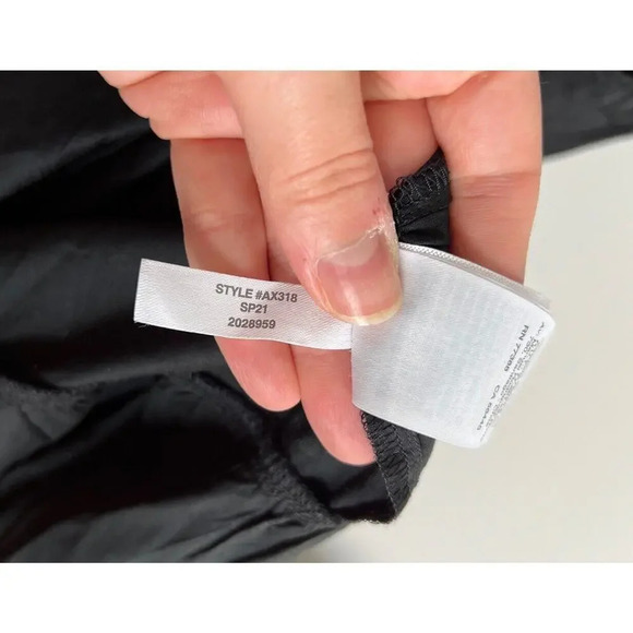 J. Crew Ruffle Sleeve Voile Dress Black Cotton V-Neck A-Line Plus Size XXL Women - Picture 9 of 9